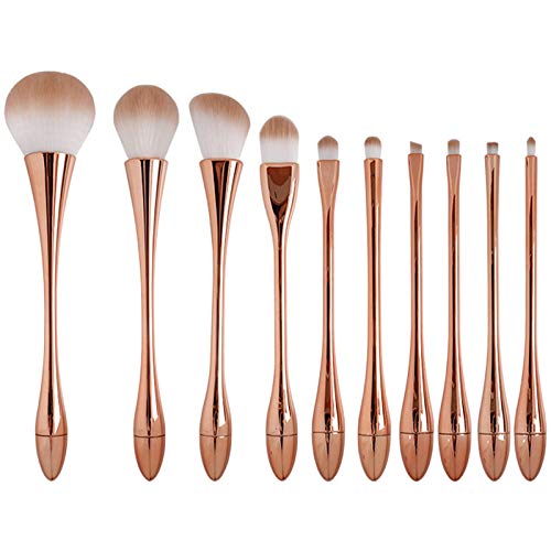 DISHIN super soft makeup brushpowderblush foundationcontouring brush set of 10 10 Brush set - Image 2