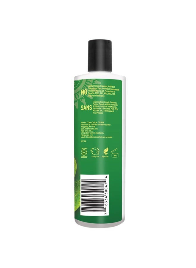 Desert Essence Tea Tree Replenishing Conditioner - 12.7 Fl Ounce - Peppermint & Yucca - Eucalyptus Oil - Vitamin E - Keratin - Murumuru Butter For Dull, Damaged Hair - Reduces Hair Breakage & Flaking - Image 4