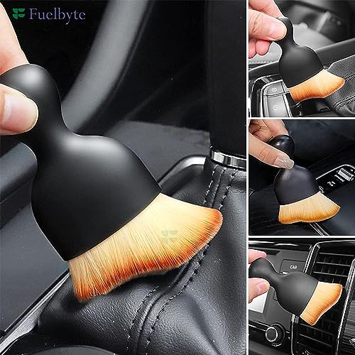 Fuelbyte Car Interior Cleaner Brush Car Cleaning Brush Car Detailing Brush Soft Cleaning Brush Dashboard Multipurpose Car Brush Tool (A2) - Image 2