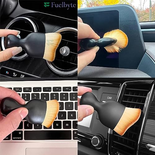 Fuelbyte Car Interior Cleaner Brush Car Cleaning Brush Car Detailing Brush Soft Cleaning Brush Dashboard Multipurpose Car Brush Tool (A2) - Image 4