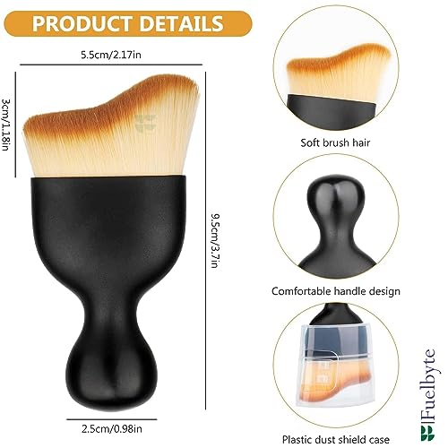 Fuelbyte Car Interior Cleaner Brush Car Cleaning Brush Car Detailing Brush Soft Cleaning Brush Dashboard Multipurpose Car Brush Tool (A2) - Image 5