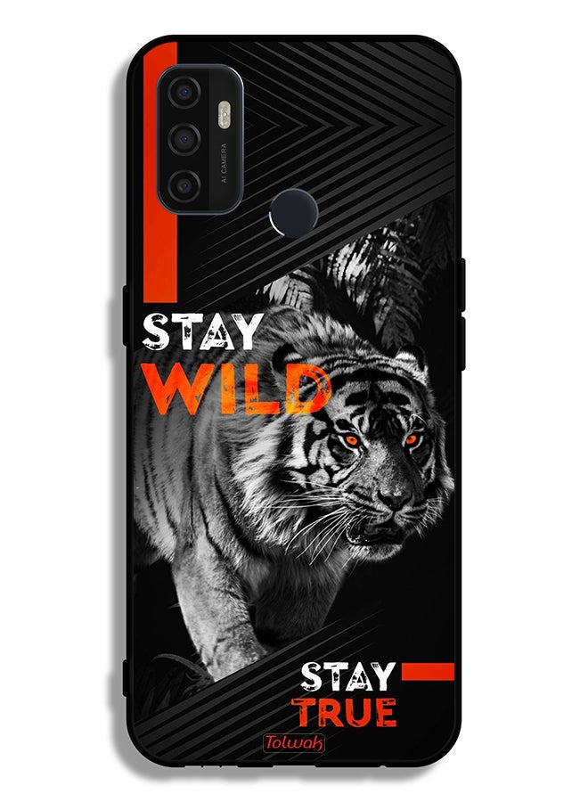 Tolwak Oppo A53s Protective Case Cover Stay Wild Stay True - Image 2