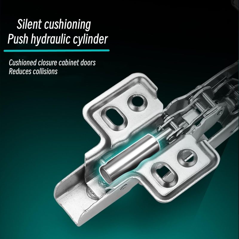 Cabinet Hinge 175-Degree Opening Nickel-Plated Steel - Smooth Soft-Close Protection Concealed Hydraulic Hinge for Frameless Kitchen Cabinets & DIY Home Projects - Image 5