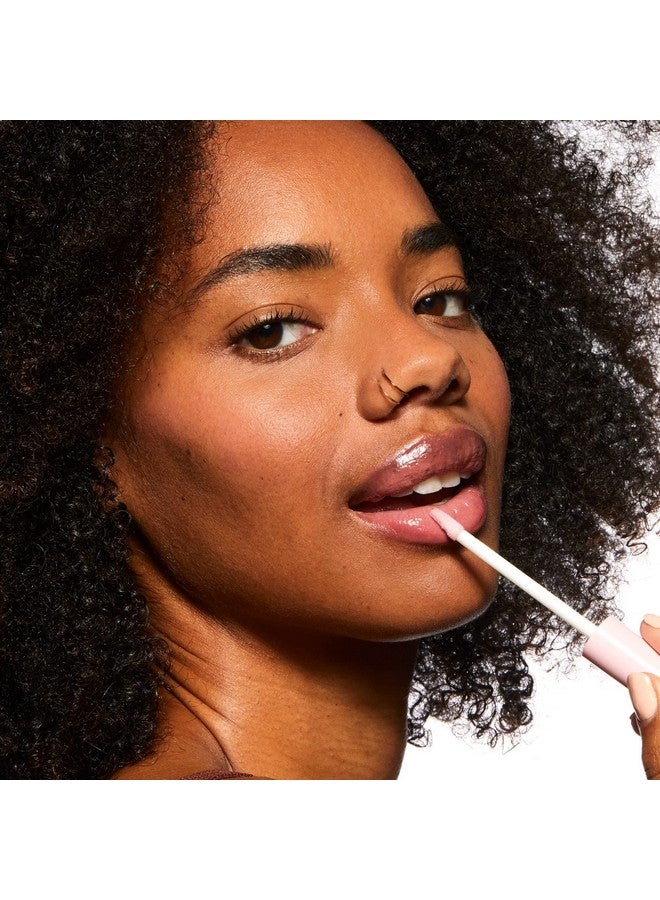 Pacifica Beauty, Vegan Collagen Lip Plumping Gloss, Youthful Plump Lips, Vitamin E, Peptides, & Shea Butter, Shimmer + Shine, Doe Tip Applicator, Vegan + Cruelty Free - Image 3