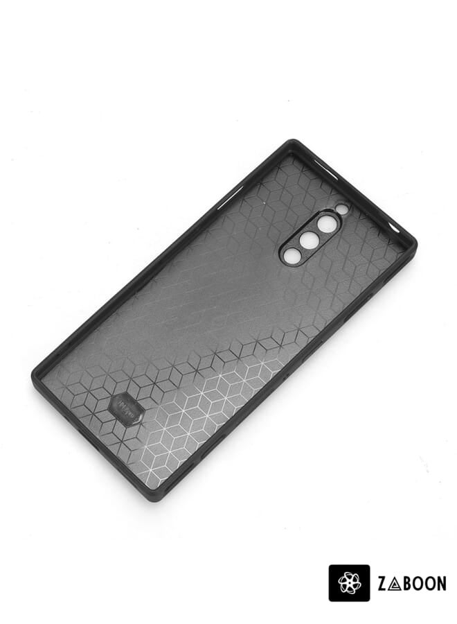 Zaboon Protective Case Cover For ZTE  nubia Red Magic 8 Pro Sewing Cow Pattern Skin PC + PU + TPU - Image 4