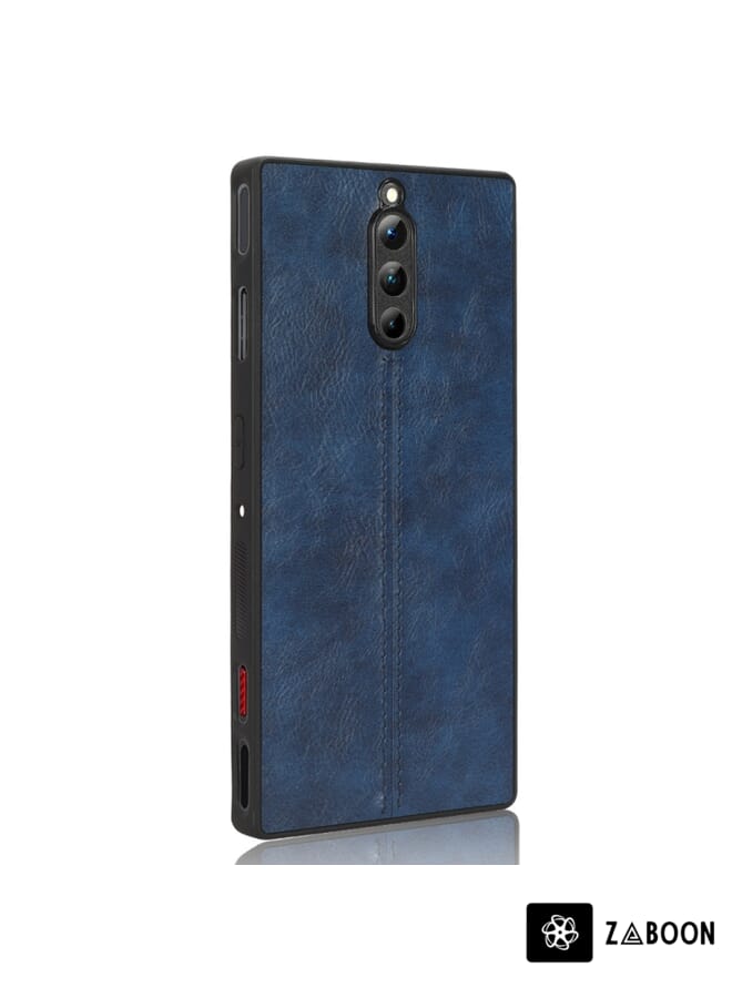 Zaboon Protective Case Cover For ZTE  nubia Red Magic 8 Pro Sewing Cow Pattern Skin PC + PU + TPU - Image 3