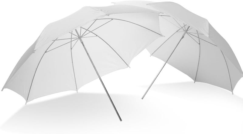 SLOW DOLPHIN Photography Umbrella Lighting Kit,400W 5500K Daylight Photo Portrait Continuous Reflector Lights for Camera Video Studio Shooting White/Black Umbrella - Image 4