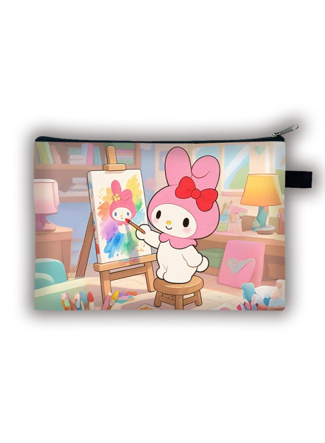 New Melody Coin Purse For Students, Cute Large-capacity Desktop Cartoon Storage Bag, Children's Large Key Card Holder