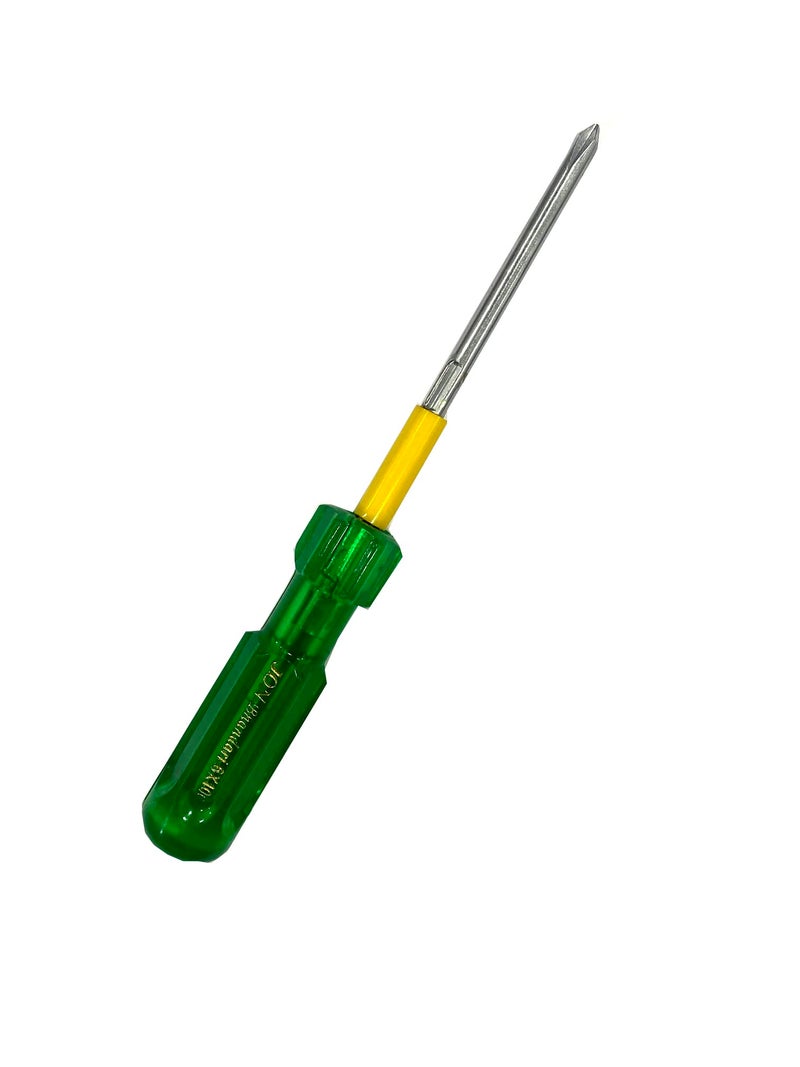 Jon Bhandari Tools Insulated Magnetic Two-in-One Screwdriver | Slotted & Phillips Head (6 x 100mm) | Heavy Duty, Shockproof Handle for Home & Electrical Use - Image 5