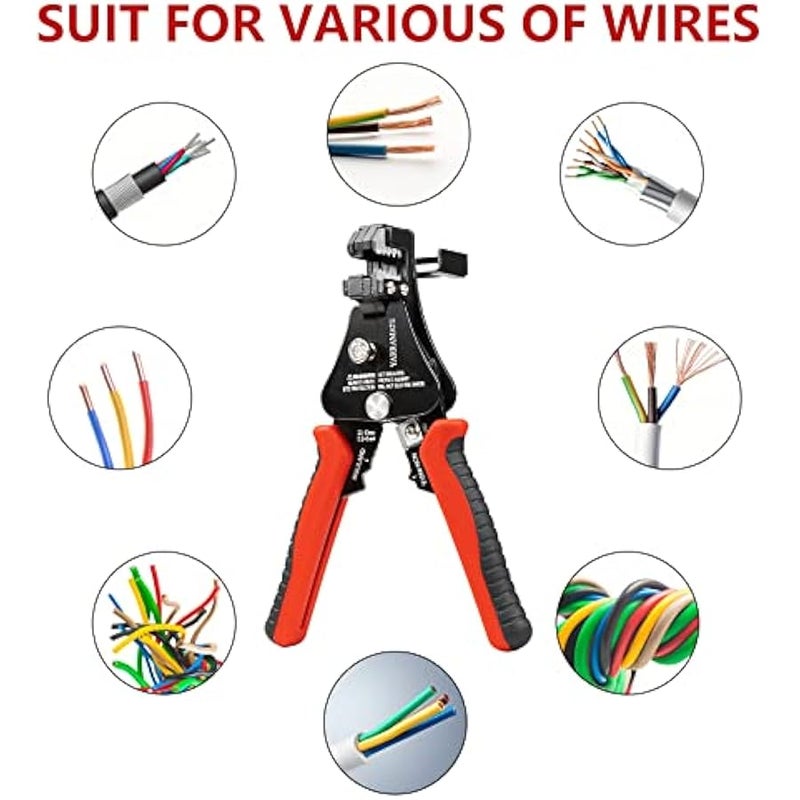 Wire Stripper Universal 3 In 1 Automatic Tool, Wire Crimping Cutting And Stripping Tool, Stripper Wire Range: 18-8AWG, Universal Handheld Quick Stripper, Electrical Tools for Electrician 7 - Image 5