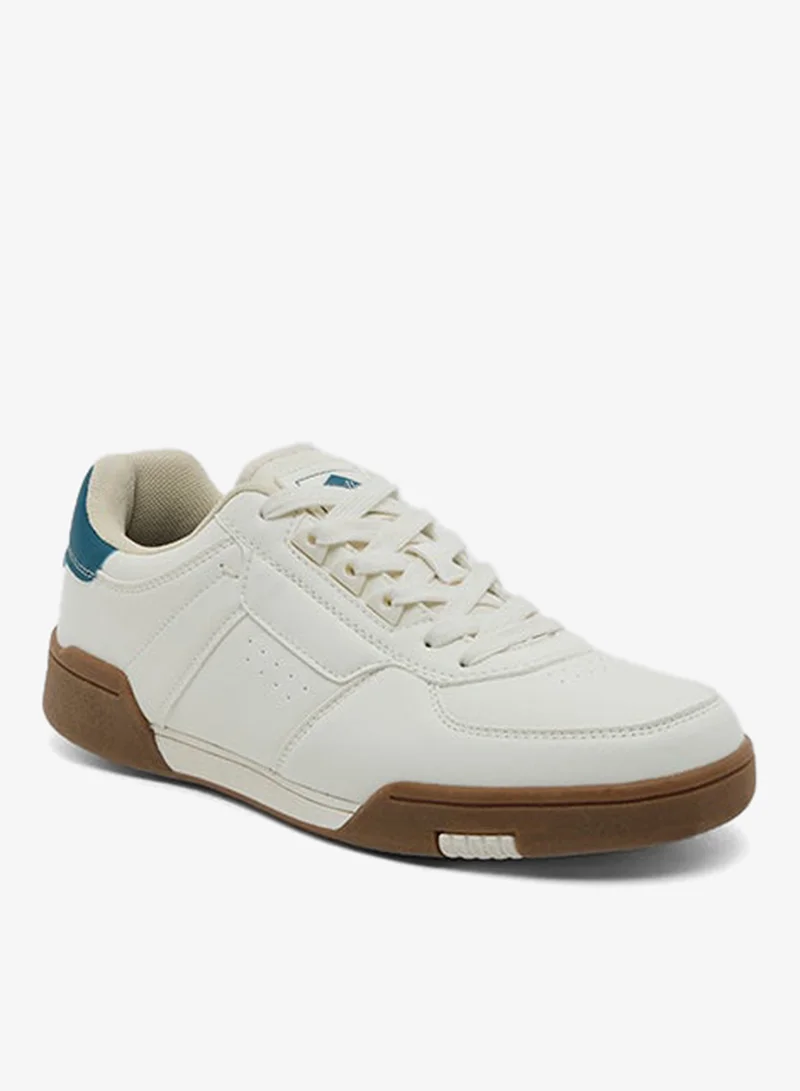 أر أند بي Solid Lace-Up Sneakers