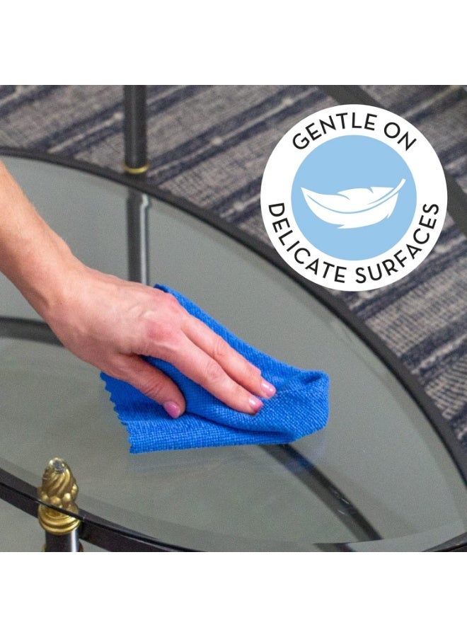 S&T INC. S&T INC. 50 Pack Microfiber Cleaning Cloth with Box, Bulk Towels for Home, Reusable Microfiber Towels for Cars, Cleaning Rags, Blue, 11.8 Inches x 11.8 Inches, 50 Count - Image 3
