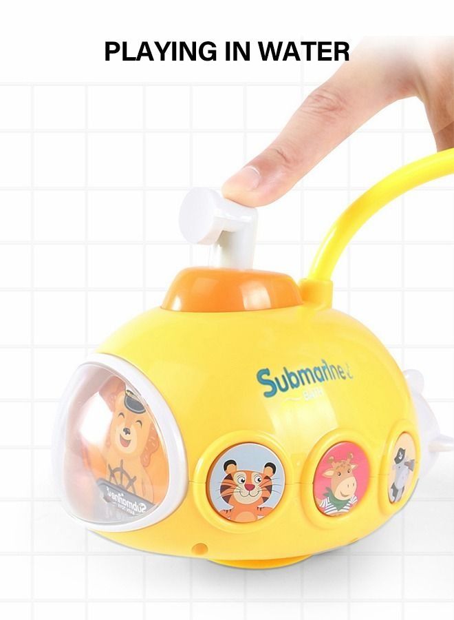 PYEBE Automatic Submarine Water Spray Bath Toy with 4pcs Floating Yellow Duck - Image 4