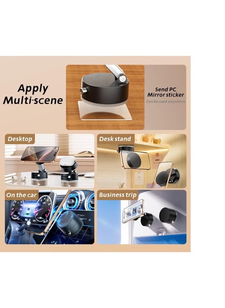 360° Magnetic Phone Mount with Super Suction Base – Adjustable Holder for MagSafe iPhones, Androids & Tablets - Image 2