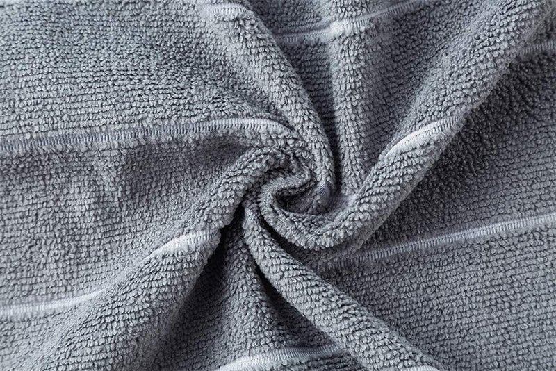 EZYHOME Set of 4 Microfiber Large Dish Towels - Soft, Super Absorbent Rhombus Pattern Multi-Purpose Washable & Reusable Kitchen Towels for Home (Size: 65 x 45cm, 350gsm) - Image 4