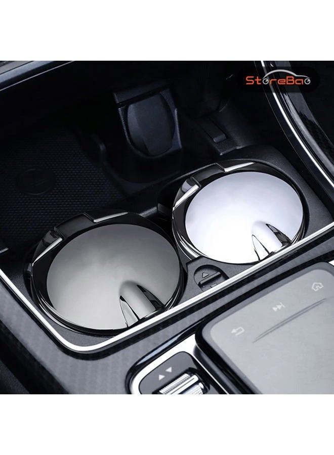 StoreBao Car Ashtray Designed for Mercedes-Benz E300 E-class C-class S-class A-class B-class G-class GLA GLB GLC GLE GLS (Carbon Fiber) - Image 3