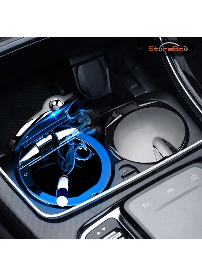 StoreBao Car Ashtray Designed for Mercedes-Benz E300 E-class C-class S-class A-class B-class G-class GLA GLB GLC GLE GLS (Carbon Fiber) - Image 2