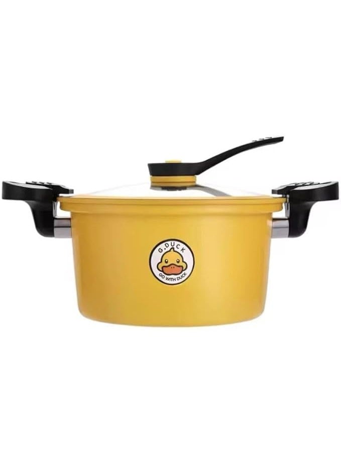 Granite Pressure Cooker Multipurpose: ideal for use on gas and electric stoves, this pot is designed for quick and easy cooking meals, 3.5L - 22cm - Image 1
