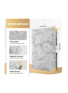 Y&D Budget Binder, Binder with Zipper Envelopes, Cash Envelopes for Budgeting and Saving Money, Money Organizer Cash, 14Pcs Planner Grey  - Image 2