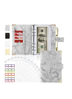 Y&D Budget Binder, Binder with Zipper Envelopes, Cash Envelopes for Budgeting and Saving Money, Money Organizer Cash, 14Pcs Planner Grey  - Image 1