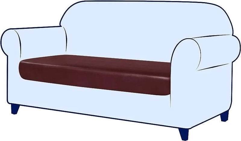 Namdev Art's Namdev Arts 3 Seater Sofa Foam Cushions Sofa Seat Cushions Meditation Cushion for Floor Yoga Cushion Meditation Accessory Floor Cushions Molfino Fabric Cushion Dark Maroon - Image 3