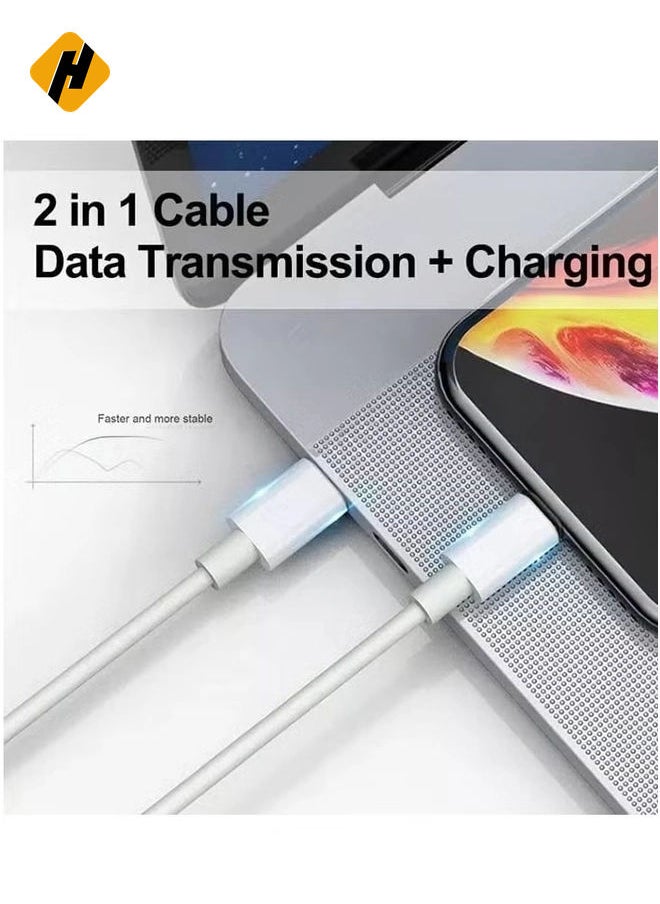 HuHa USB C to Lightning Cable 20W Fast Charging [MFi Certified] Compatible with iPhone 13 Pro Max/12/11 Pro/X/XS/XR/8 Plus/AirPods Pro, 1M, White  - Image 4