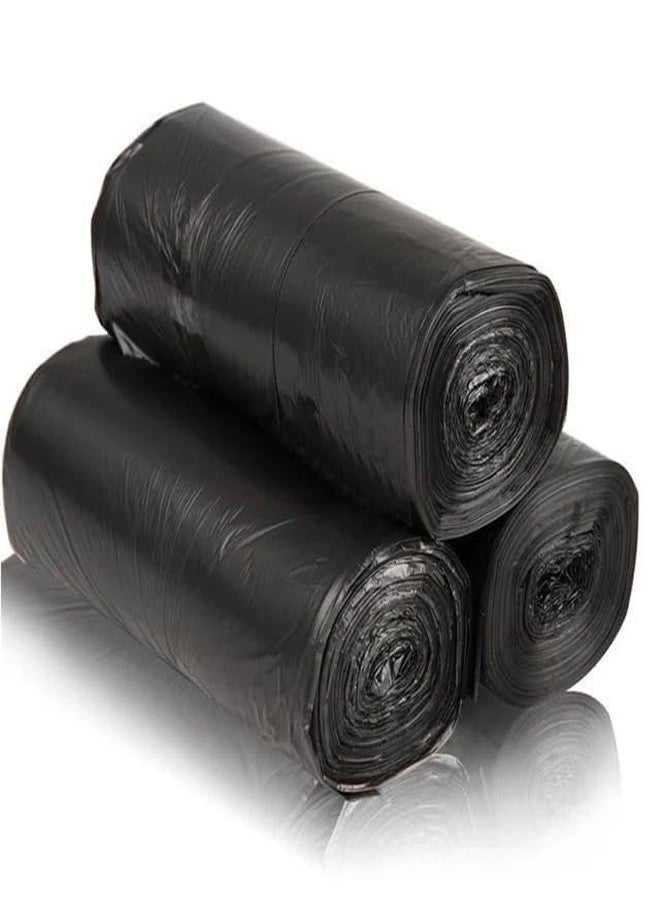 VUNIO Medium Size Garbage Bags 19 x 21 Inches – Black | with Tie-String | Strong Leak-Proof Dustbin Covers for Home, Office, Kitchen, Bathroom (Pack of 6 Rolls - 180 Bags) - Image 1