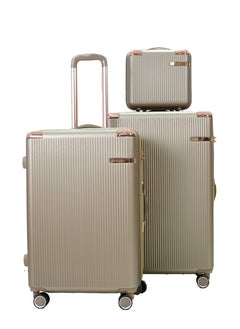 MORANO 5-Piece Luggage Trolley Bag Set Gold  - Image 3