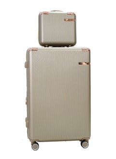 MORANO 5-Piece Luggage Trolley Bag Set Gold  - Image 4