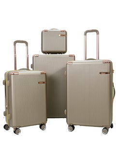 MORANO 5-Piece Luggage Trolley Bag Set Gold  - Image 2