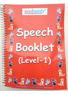 nerdnerdy NerdNerdy's Speech Booklet Level 1| Speech Therapy| Sensory Integration| Follows Repetition and Rhythm| Autism Book for Speech Development  - Image 1