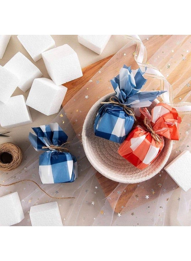 CRAFT MAGIC 12 Pack (4cm x 4cm x 4cm) White Styrofoam Cubes – Smooth Foam Blocks for DIY Crafts, Painting, Wedding & Floral Decorations, Art and School Projects - Image 4