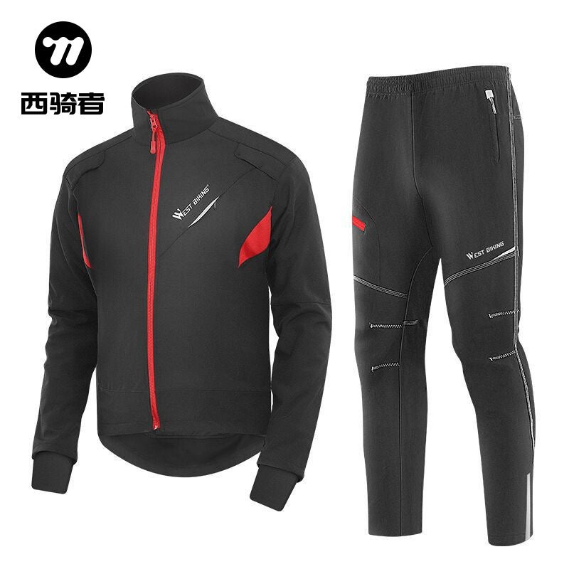 West Biking Assault Clothing Fleece Padded Cycling Clothing Men'S And Women'S Outdoor Warm Sportswear Equipment - Image 1