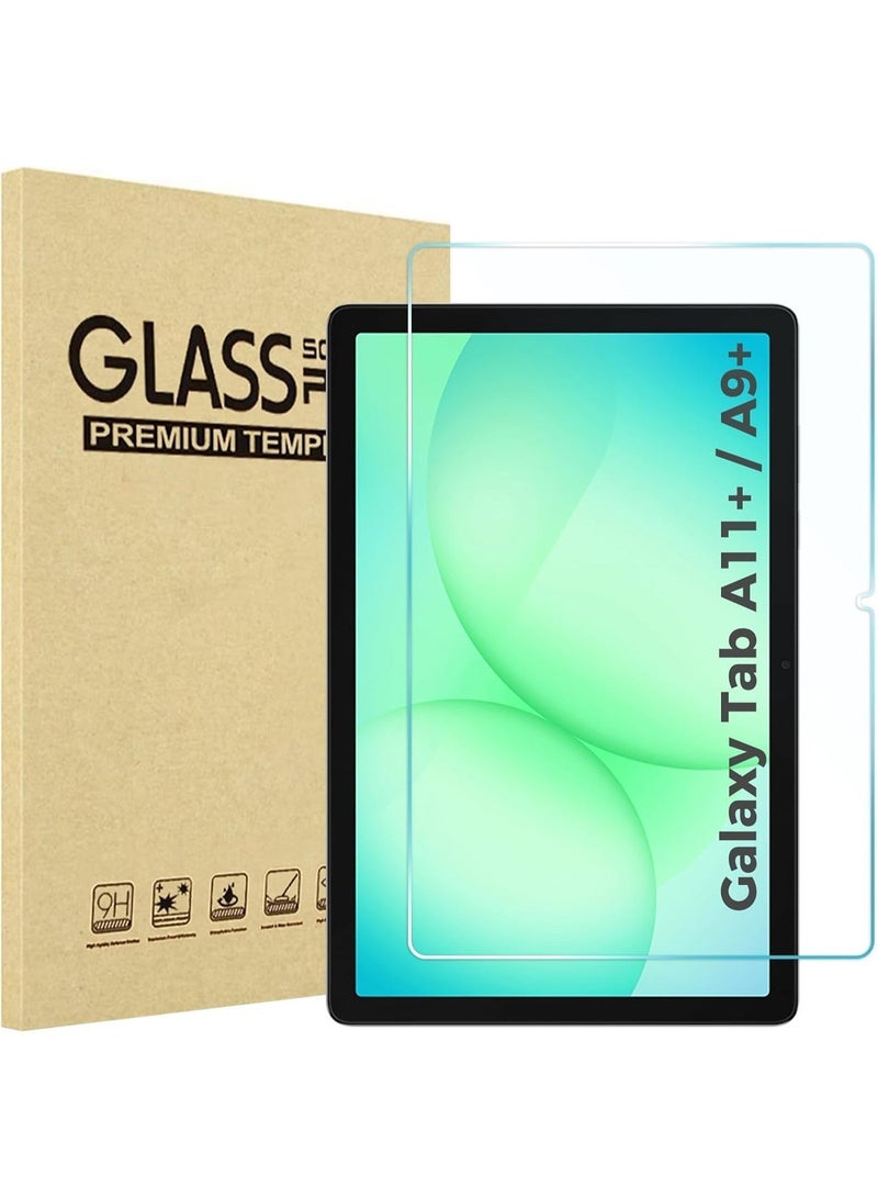 Tempered Glass for Samsung Galaxy Tab A9 Plus / Tab A11 Plus 10.0 Screen Protector,9H Hardness, Ultra Resistant, Anti-Fingerprints, No Bubbles, HD-Clear, Full Coverage Samsung Tab A9 Plus / Tab A11 Plus 10.0 Tablet Film - Image 1