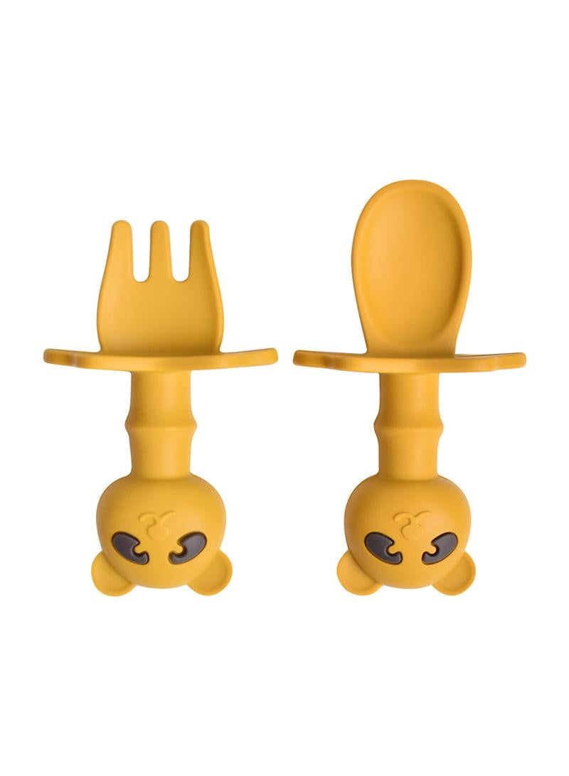 Feeding baby spoons Children's silicone soft spoon tableware - Image 1