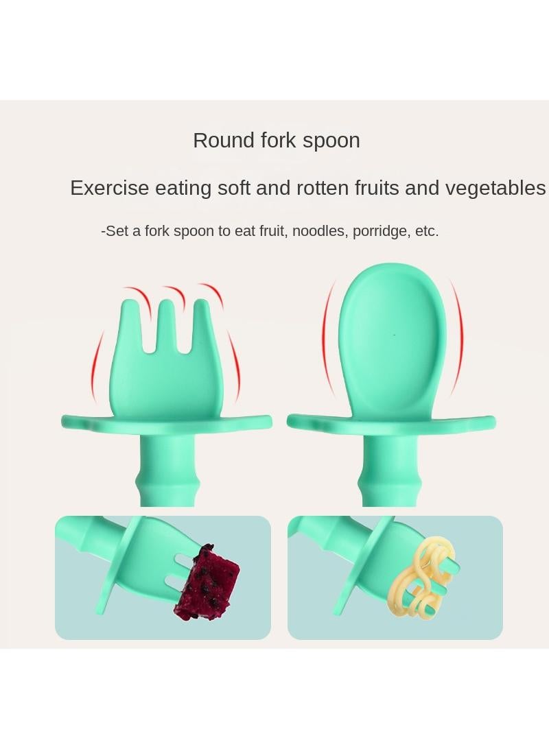 Feeding baby spoons Children's silicone soft spoon tableware - Image 5