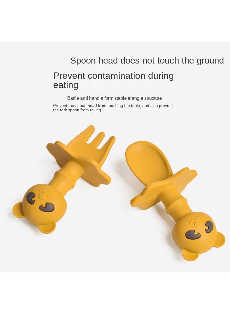 Feeding baby spoons Children's silicone soft spoon tableware - Image 2