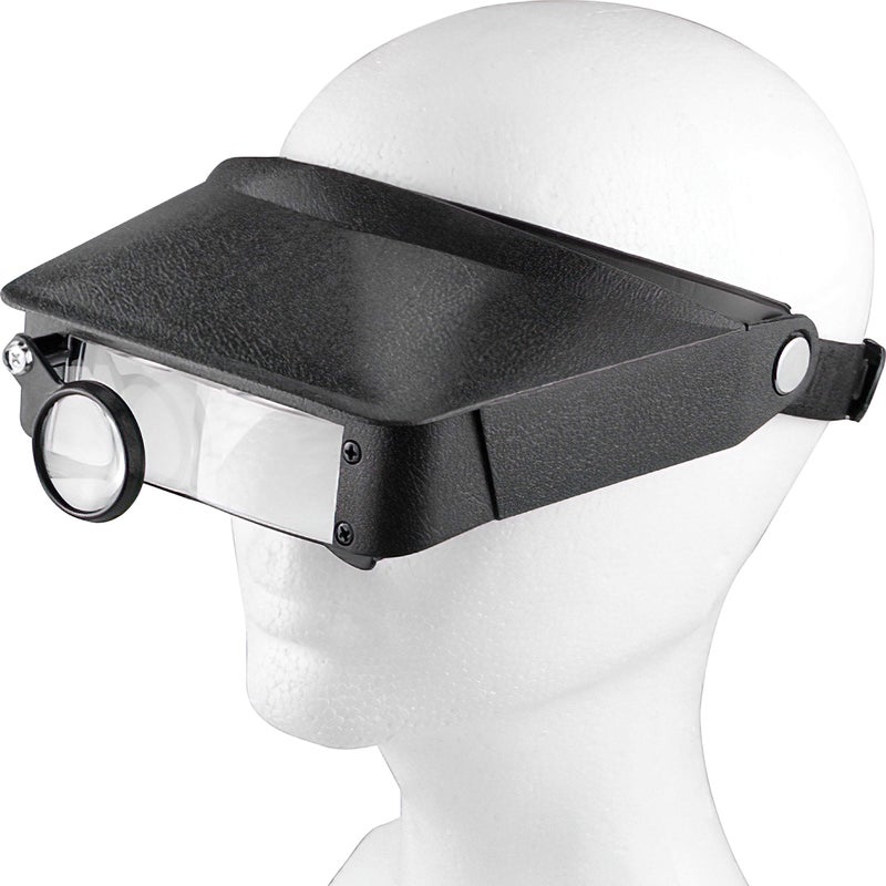 FindingKing Head Band Magnifier Magnifying Glass Headband Dual Lens Flip Visor Magnification - Image 5
