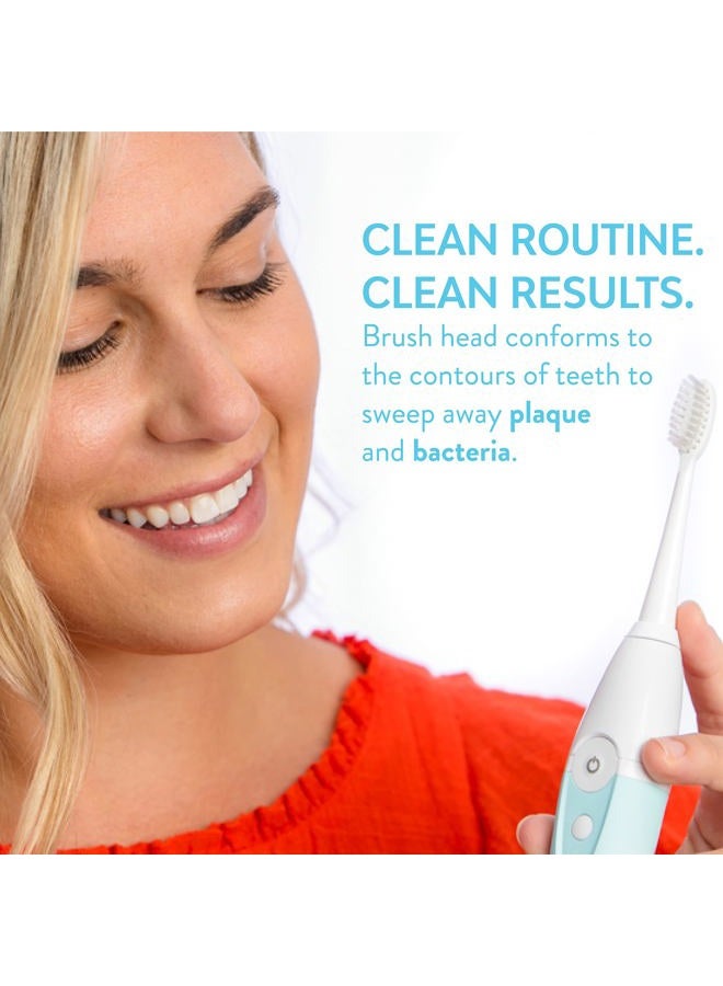 TAO Clean Sonic Electric Toothbrush Replacement Heads (3-Pack) – Replacement Heads for the TAO Clean Electric Toothbrush and Docking Station, White - Image 3