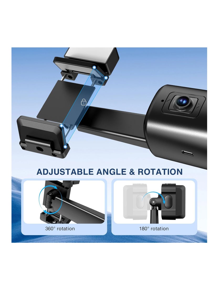 general Camera Stand with Remote and Gesture Control, Rechargeable Smart Shooting Stand for Live Recording - Image 4
