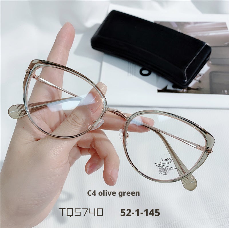 إطار بصري عين القطة للوقاية من الضوء الأزرق موديل TQ5740 - Image 1