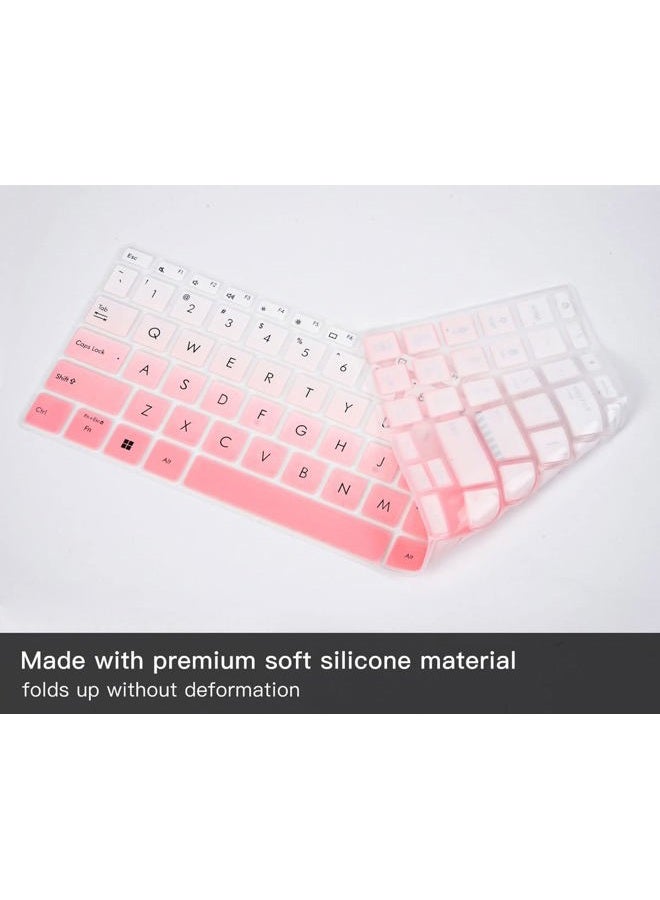 DAMMOMKO 2PCS Keyboard Cover for 16" ASUS VivoBook 16X OLED F1603 M1603 X1603 M1605, VivoBook Pro 16X OLED K3605 K6602 N7601 TN3604, VivoBook Pro 15X K6501 M6501 K3502 M3502 M1503, Zenbook 15 UM3504 - Image 3