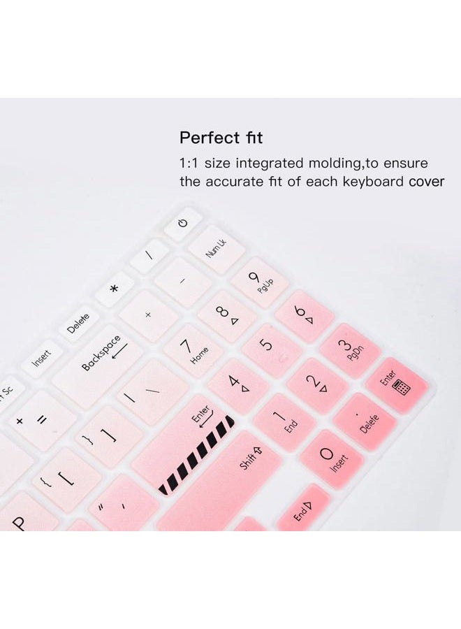 DAMMOMKO 2PCS Keyboard Cover for 16" ASUS VivoBook 16X OLED F1603 M1603 X1603 M1605, VivoBook Pro 16X OLED K3605 K6602 N7601 TN3604, VivoBook Pro 15X K6501 M6501 K3502 M3502 M1503, Zenbook 15 UM3504 - Image 5