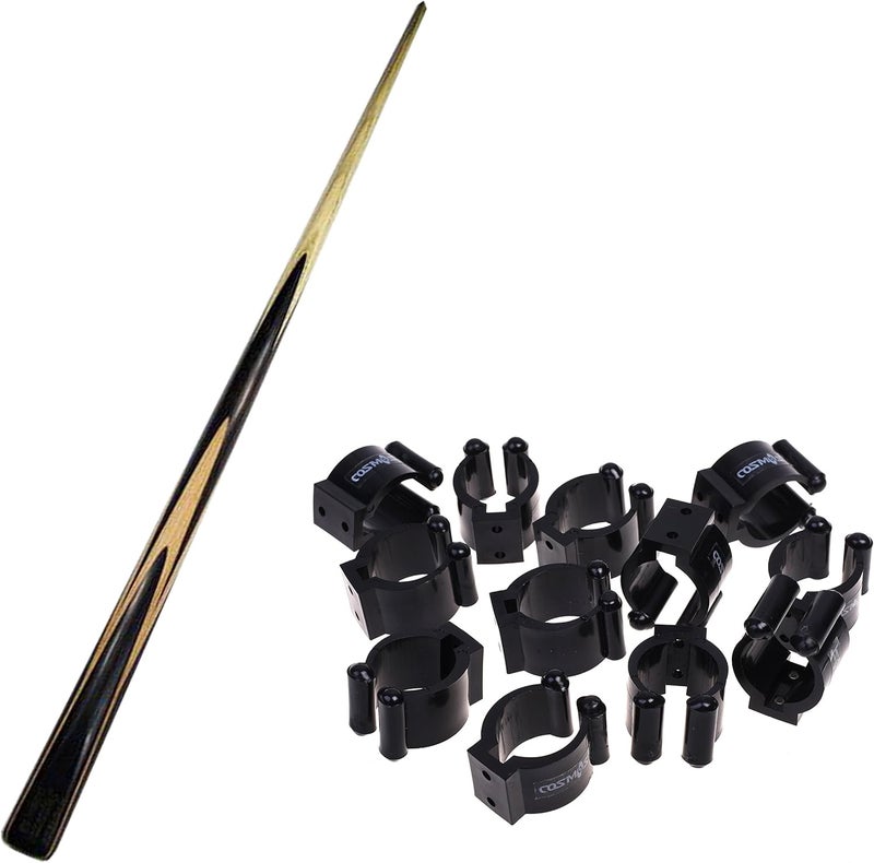 COSMOS Billiards Snooker Cue Locating Clip Holder for Pool Cue Racks, 12 Pieces - Image 3
