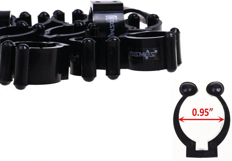 COSMOS Billiards Snooker Cue Locating Clip Holder for Pool Cue Racks, 12 Pieces - Image 2