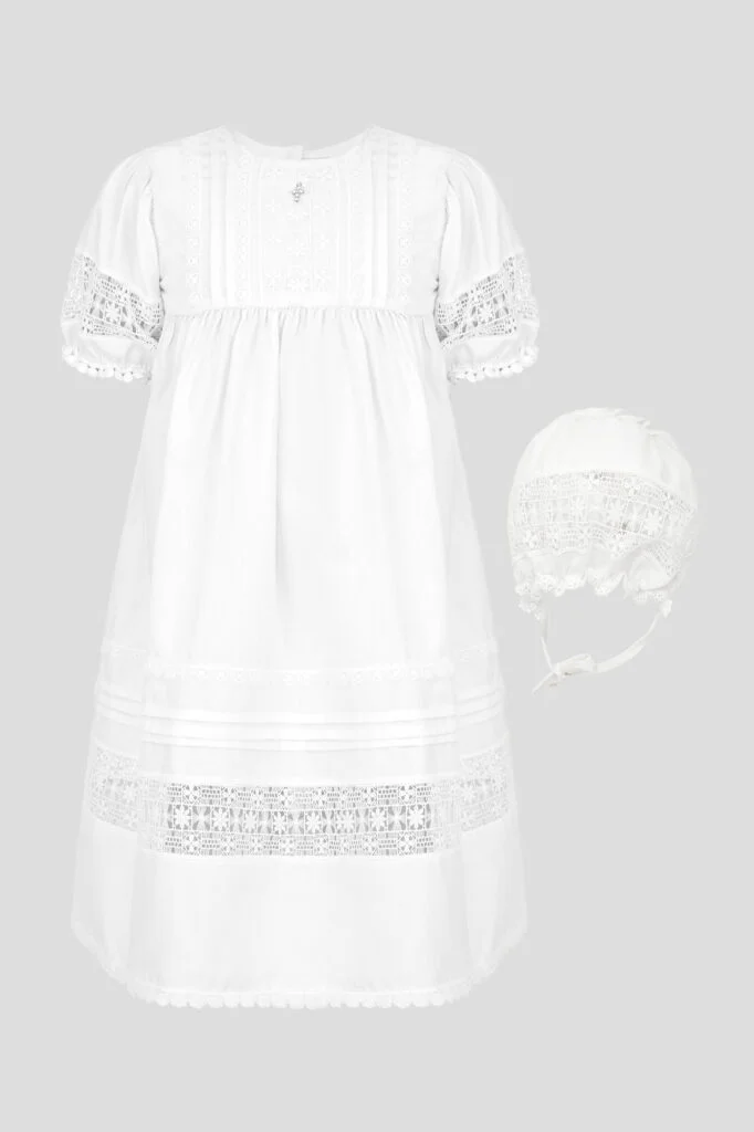 Choupette Ecru Bell Sleeve Baptismal - Choupette