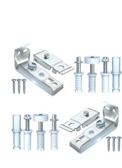 Y&D 4 Pack Bifold Door Hardware Repair Kit, 7/8" Guides Wheel, Pantry Replacement Parts for Folding Pocket Accordion Barn  - Image 1