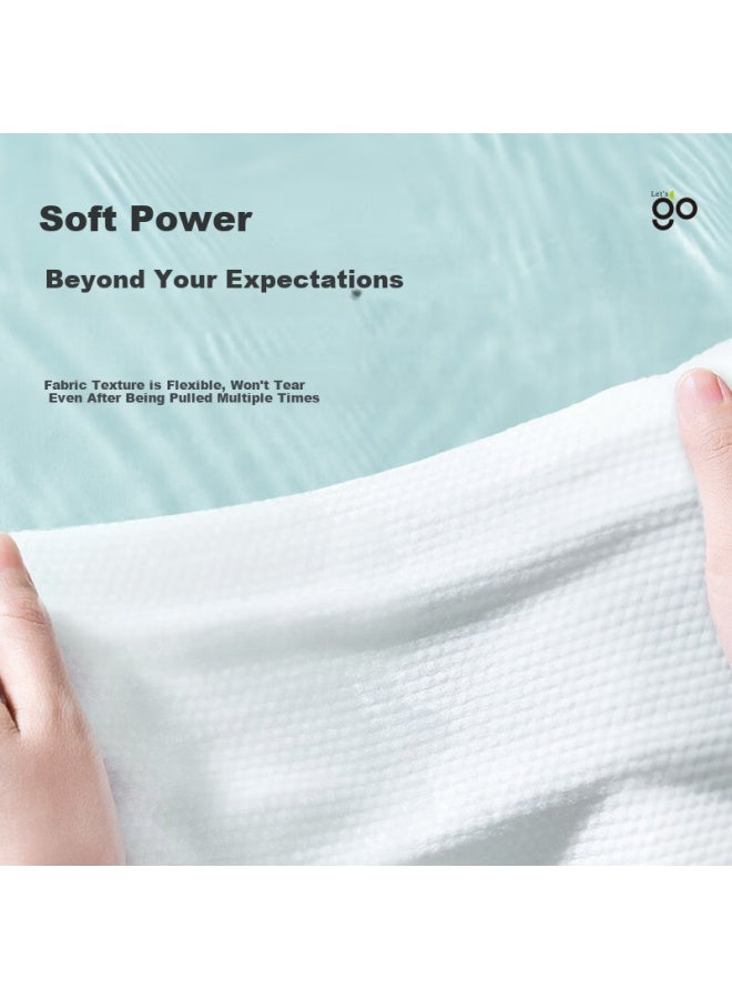 Free Go Freego Disposable Towels Large Thickened Pearl Pattern Travel Hotel Portable Non-compressed Towel *14 Pieces - Image 4