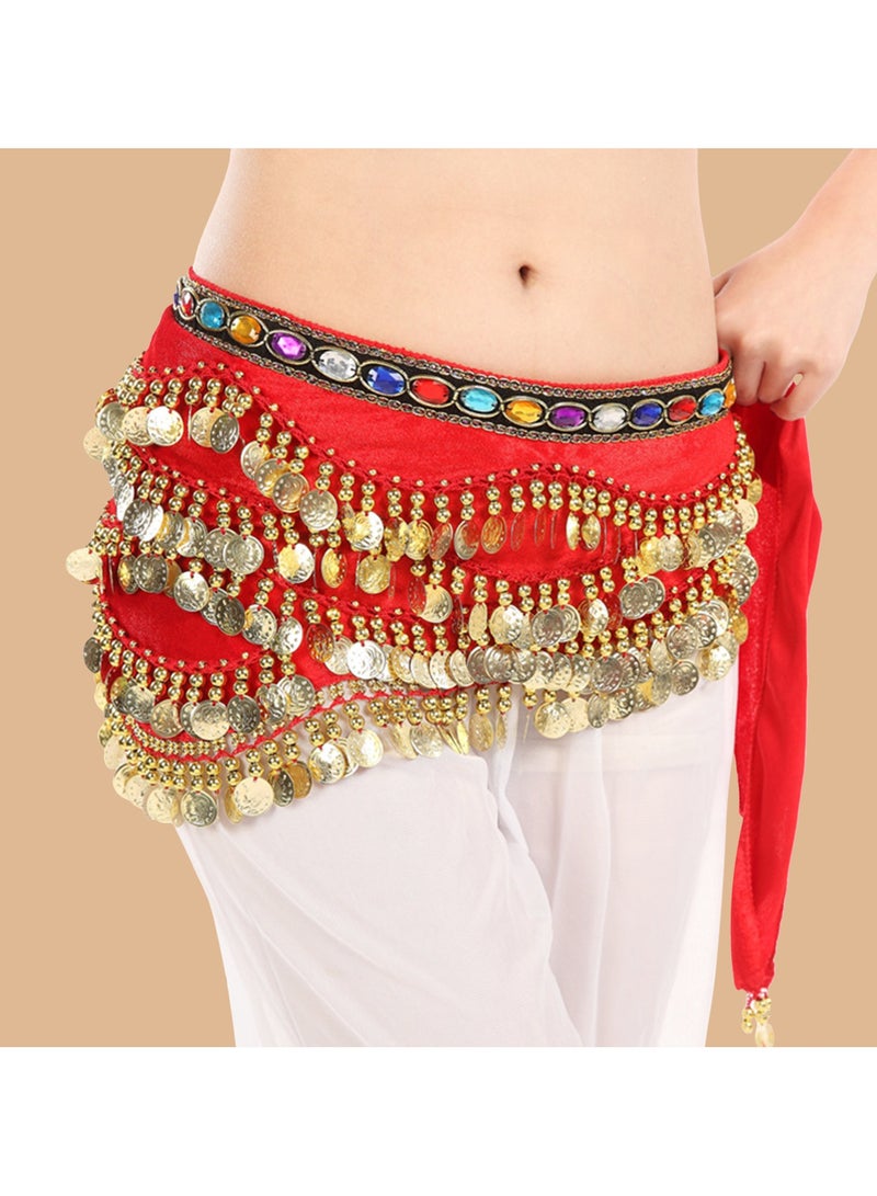 Belly Dance Waist Chain Performance Hip Towel Skirt  - Image 3