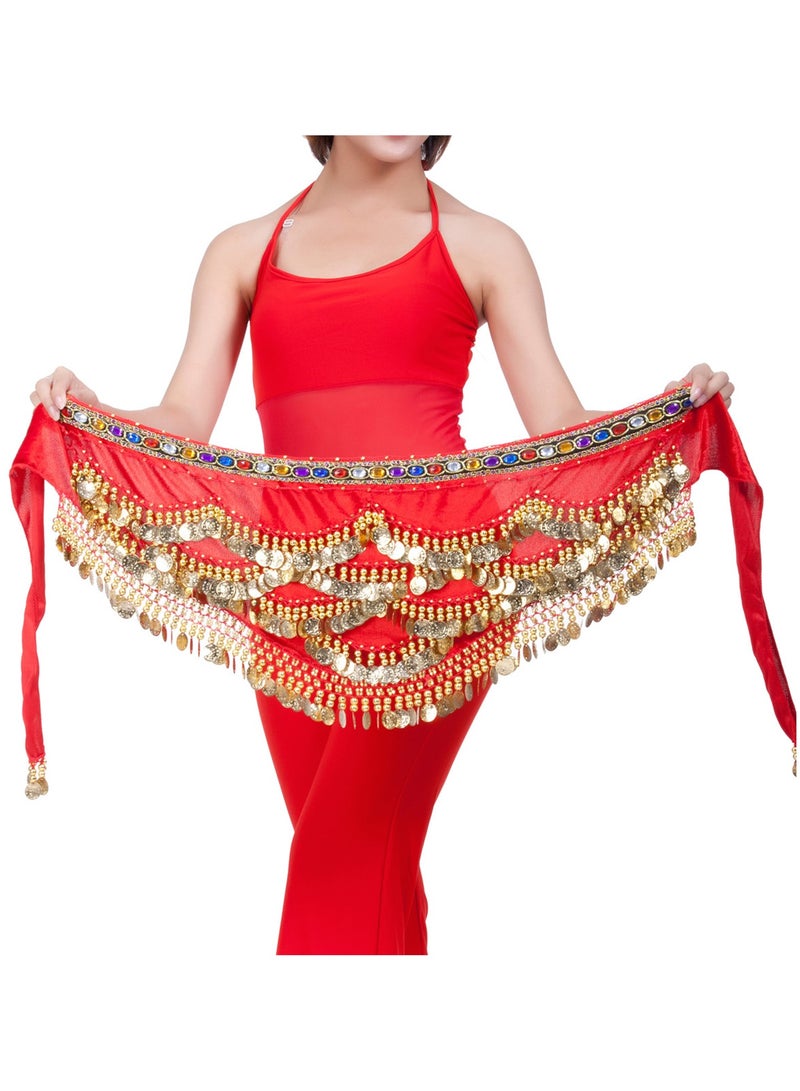 Belly Dance Waist Chain Performance Hip Towel Skirt  - Image 5